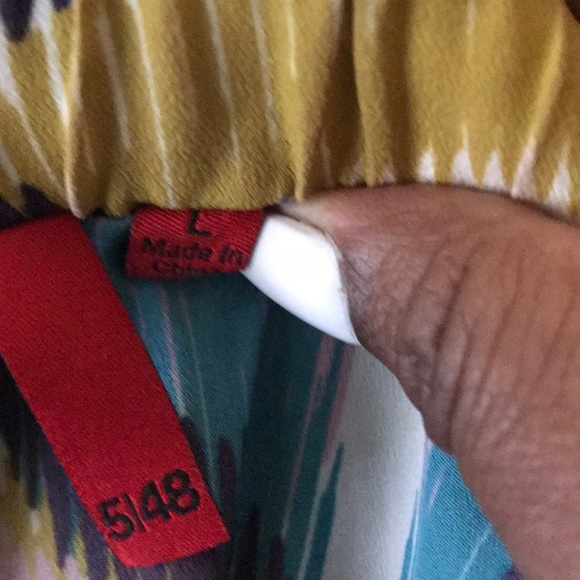 Multiple color Romper size LARGE strapless - Picture 3 of 7